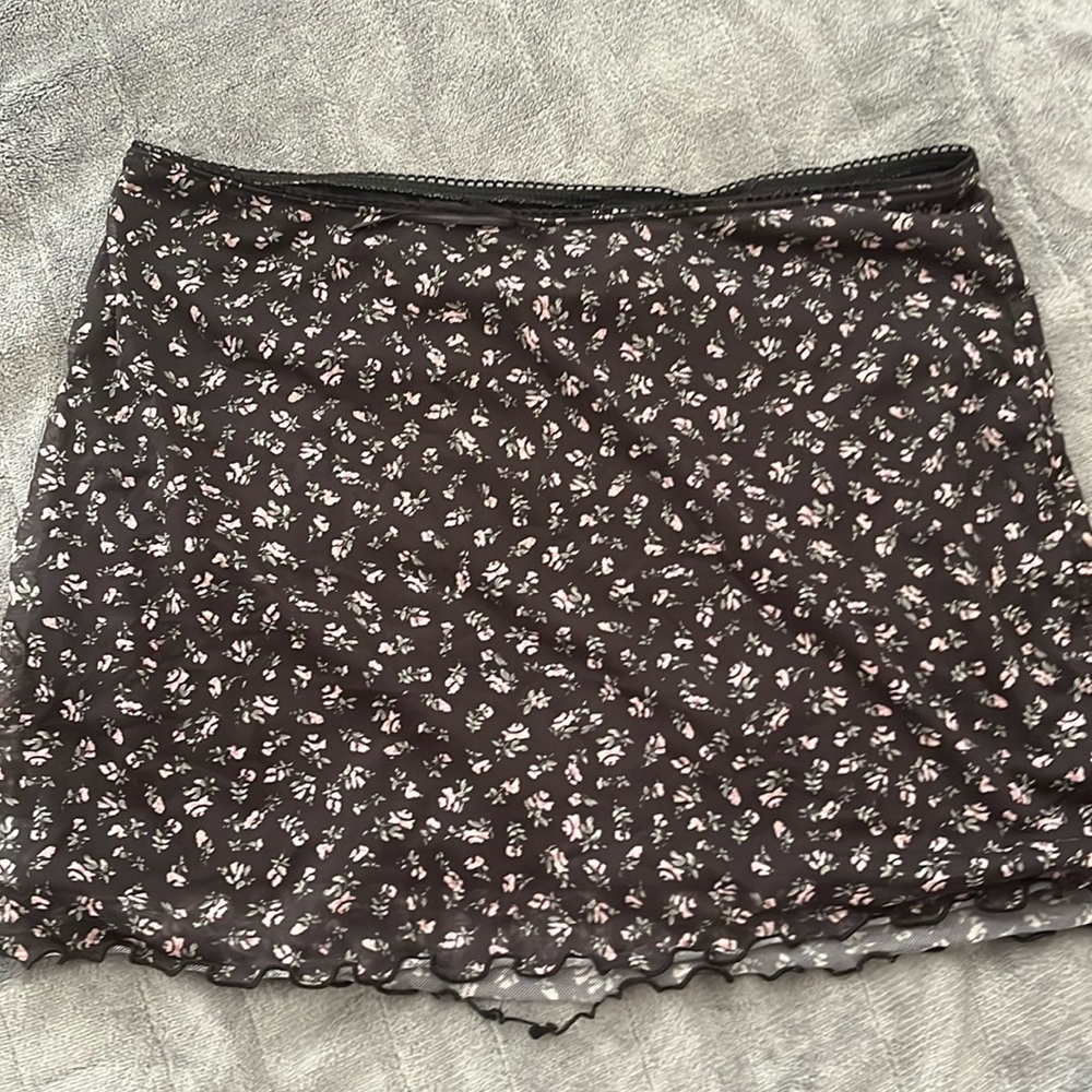 Black Divided Women’s Skirt